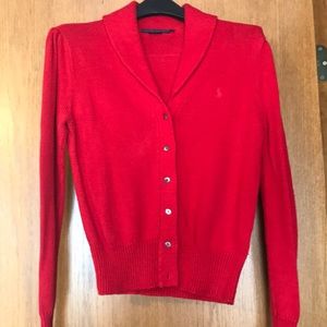 Polo button up sweater